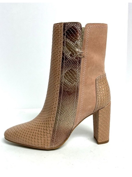 Matisse Other - MATISSE Cobra Metallic Leather Heeled Mid Calf Boots